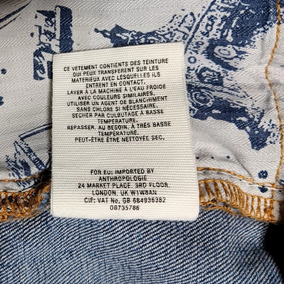 Anthropologie  Pilcro and The Letterpress Boyfriend Slim jeans.  Ladies size 31 - Picture 8 of 9